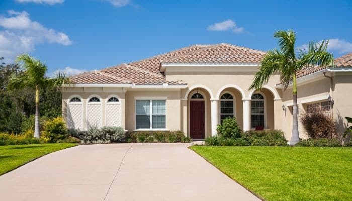 Florida Home Sunny Day